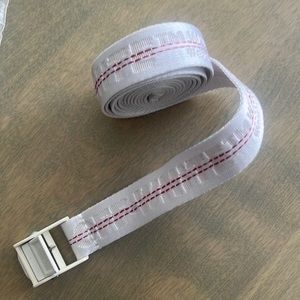 Off white. White belt. Worn once